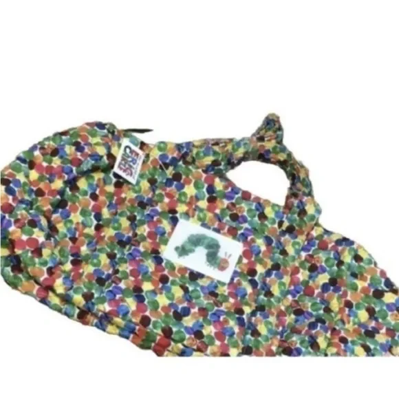 COPY - Baby’s Tote Eric Carle Caterpillar 100% Cotton Duffel Bag. NWT.